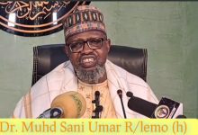 Wani mutum da za a fito dashi ranar Alkiyama. Dr. Muhd Sani Umar R/lemo (h) - Salaffiya