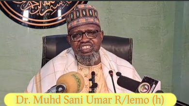 Wani mutum da za a fito dashi ranar Alkiyama. Dr. Muhd Sani Umar R/lemo (h) - Salaffiya